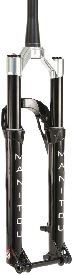 Manitou R8 Pro Suspension Fork - 29", 120 mm, 15 x 110 mm, 44mm Offset, Crown Lockout, Black/Silver MPN: 191-39074-A031 UPC: 844171010617 Suspension Fork R8 Pro Suspension Fork