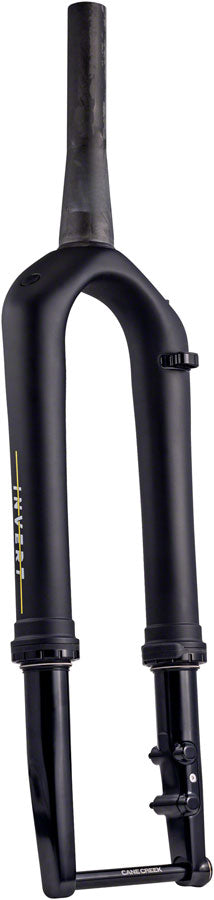 Cane Creek Invert CS Gravel Suspension Fork - 700c, 40 mm, 12 x 100 mm, 45 mm Offset, Climb Switch, Matte Black MPN: BBG0005 UPC: 840226007540 Suspension Fork Invert Gravel Suspension Fork