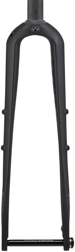 Ritchey WCS Carbon Brevet Road Fork - 700, 12 x 100mm Thru-Axle, Straight Steerer, Flat Mount, Matte Carbon - Road Fork - WCS Carbon Brevet Road Fork