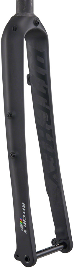Ritchey WCS Carbon Brevet Road Fork - 700, 12 x 100mm Thru-Axle, Straight Steerer, Flat Mount, Matte Carbon