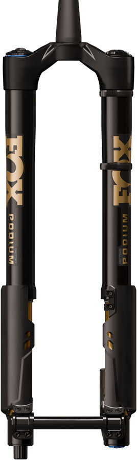 FOX Factory Podium Inverted Suspension Fork - 29", 160 mm, 20TA x 110 mm, 44mm Offset, GRIP X2, 58HT Crown, Black/Podium - Suspension Fork - Factory Podium Inverted Suspension Fork