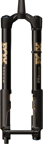 FOX Factory Podium Inverted Suspension Fork - 29", 160 mm, 20TA x 110 mm, 44mm Offset, GRIP X2, 58HT Crown, Black/Podium - Suspension Fork - Factory Podium Inverted Suspension Fork