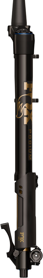 FOX Factory Podium Inverted Suspension Fork - 29", 160 mm, 20TA x 110 mm, 44mm Offset, GRIP X2, 58HT Crown, Black/Podium MPN: 910-21-401 UPC: 821973513232 Suspension Fork Factory Podium Inverted Suspension Fork