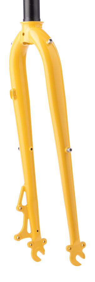 Surly Preamble Fork - 700c, QRx100mm, 1-1/8" Straight Steerer, Steel, Milky Lemonade - Cyclocross/Hybrid Fork - Preamble Fork