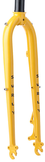 Surly Preamble Fork - 700c, QRx100mm, 1-1/8" Straight Steerer, Steel, Milky Lemonade MPN: 04-002381 UPC: 708752534100 Cyclocross/Hybrid Fork Preamble Fork