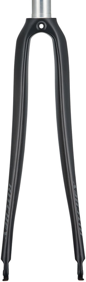 Ritchey Comp Carbon Road Fork - 700c, Compatible with 9mm x 100mm QR, 1-1/8", Aluminum Steerer, UD Matte Black - Road Fork - Comp Carbon Road Fork