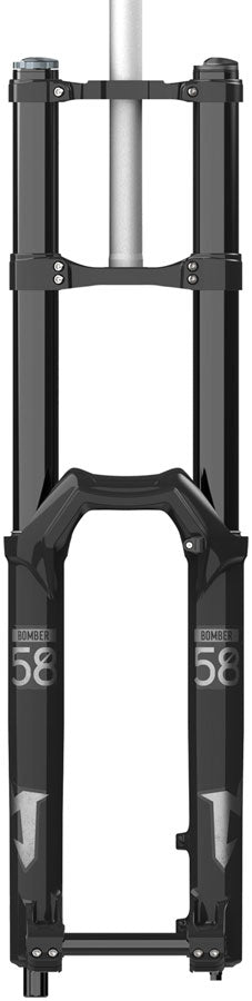 Marzocchi Bomber 58 Suspension Fork - 27.5", 203mm, 20 x 110 mm, 51mm Offset, GRIP, Shiny Black MPN: 912-01-272 UPC: 821973502786 Suspension Fork Bomber 58 Suspension Fork