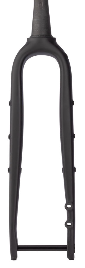 Salsa Waxwing Carbon V2 Fork - 700c/650b, 100x12mm Thru-Axle, 1-1/8" Tapered, Carbon, Flat Mount Disc, Black - Cyclocross/Hybrid Fork - Waxwing Carbon Fork