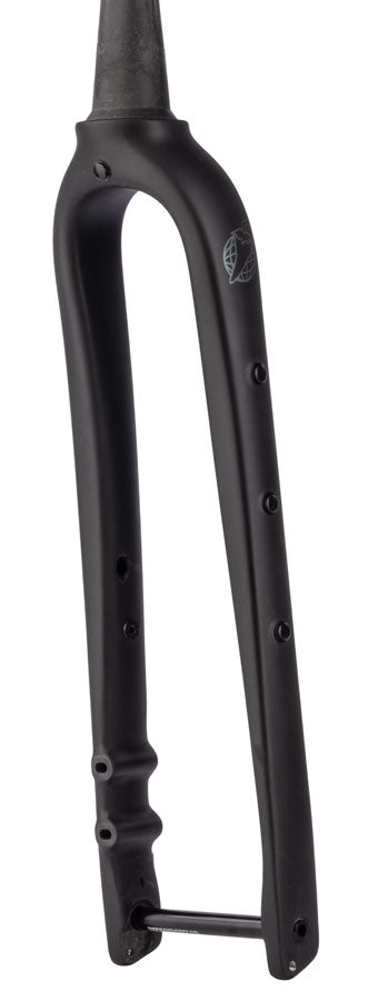 Salsa Waxwing Carbon V2 Fork - 700c/650b, 100x12mm Thru-Axle, 1-1/8" Tapered, Carbon, Flat Mount Disc, Black MPN: 06-004702 UPC: 657993504871 Cyclocross/Hybrid Fork Waxwing Carbon Fork