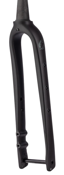 Salsa Waxwing Carbon V2 Fork - 700c/650b, 100x12mm Thru-Axle, 1-1/8" Tapered, Carbon, Flat Mount Disc, Black MPN: 06-004702 UPC: 657993504871 Cyclocross/Hybrid Fork Waxwing Carbon Fork