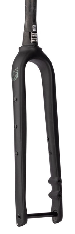 Salsa Waxwing Carbon V2 Fork - 700c/650b, 100x12mm Thru-Axle, 1-1/8" Tapered, Carbon, Flat Mount Disc, Black MPN: 06-004702 UPC: 657993504871 Cyclocross/Hybrid Fork Waxwing Carbon Fork