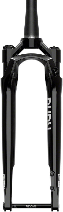 RockShox RUDY Ultimate XPLR Race Day 2 Suspension Fork - 700c, 40 mm, 12 x 100 mm, 45 mm Offset, Gloss Black, A2 - Suspension Fork - RUDY Ultimate XPLR Race Day 2 Suspension Fork