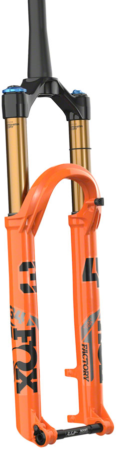 FOX 34 Factory Suspension Fork - 29", 130 mm, 15 x 110 mm, Kabolt, 44mm Offset, GRIP X Damper, Shiny Orange MPN: 910-21-296 UPC: 821973490748 Suspension Fork 34 Factory GRIP X Suspension Fork