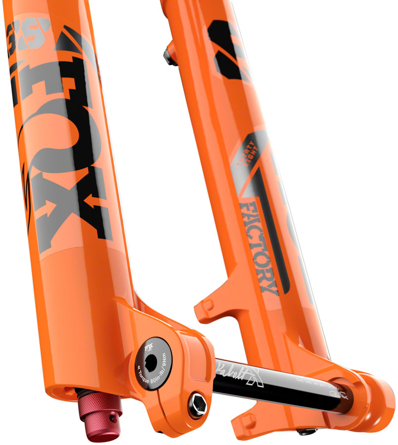 FOX 38 Factory Suspension Fork - 29", 170 mm, 15 x 110 mm, Kabolt-X, 44mm Offset, GRIP X2 Damper, 58HT, Shiny Orange - Suspension Fork - 38 Factory GRIP X2 Suspension Fork