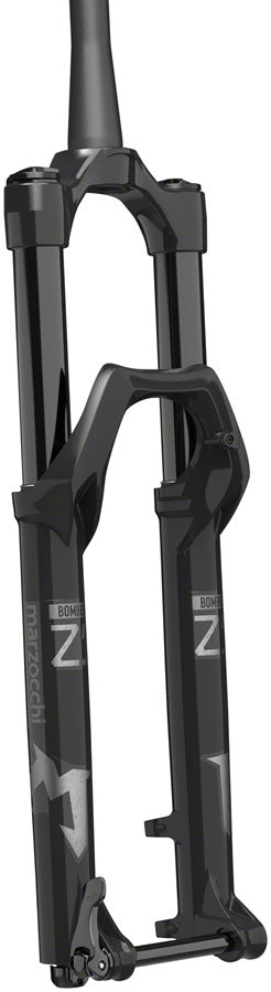 Marzocchi Bomber Z1 Suspension Fork - 27.5", 160 mm, 15QR x 110, 44mm Offset, RAIL, Sweep-Adjust, Shiny Black MPN: 912-01-265 UPC: 821973490359 Suspension Fork Bomber Z1 Suspension Fork with Rail Damper