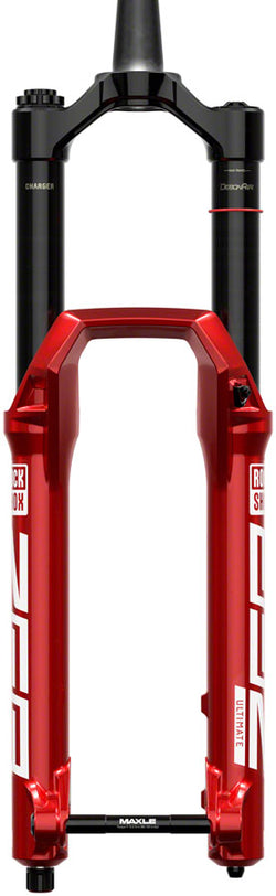 RockShox ZEB Ultimate Charger 3.1 RC2 Suspension Fork - 27.5", 180 mm, 15 x 110 mm, 44 mm Offset, Red, A3 - Suspension Fork - ZEB Ultimate Charger 3.1 RC2 Suspension Fork