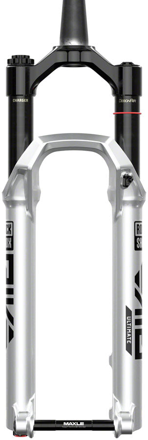 RockShox Pike Ultimate Charger 3.1 RC2 Suspension Fork - 27.5", 130 mm, 15 x 110 mm, 44 mm Offset, Silver, C2 - Suspension Fork - Pike Ultimate Charger 3.1 RC2 Suspension Fork