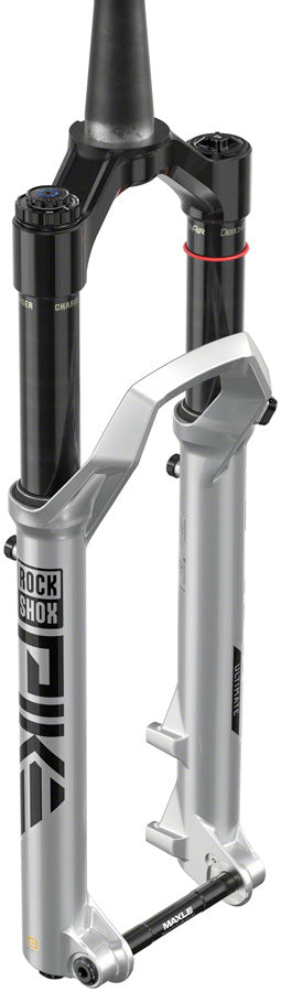 RockShox Pike Ultimate Charger 3.1 RC2 Suspension Fork - 27.5", 130 mm, 15 x 110 mm, 44 mm Offset, Silver, C2 MPN: 00.4021.038.001 UPC: 710845904301 Suspension Fork Pike Ultimate Charger 3.1 RC2 Suspension Fork