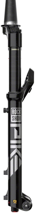 RockShox Pike Ultimate Charger 3.1 RC2 Suspension Fork - 27.5", 130 mm, 15 x 110 mm, 44 mm Offset, Gloss Black, C2 MPN: 00.4021.038.004 UPC: 710845904332 Suspension Fork Pike Ultimate Charger 3.1 RC2 Suspension Fork