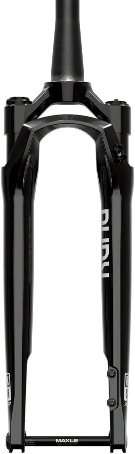 RockShox RUDY Ultimate XPLR Race Day 2 Suspension Fork - 700c, 30 mm, 12 x 100 mm, 51 mm Offset, Gloss Black, A2 - Suspension Fork - RUDY Ultimate XPLR Race Day 2 Suspension Fork