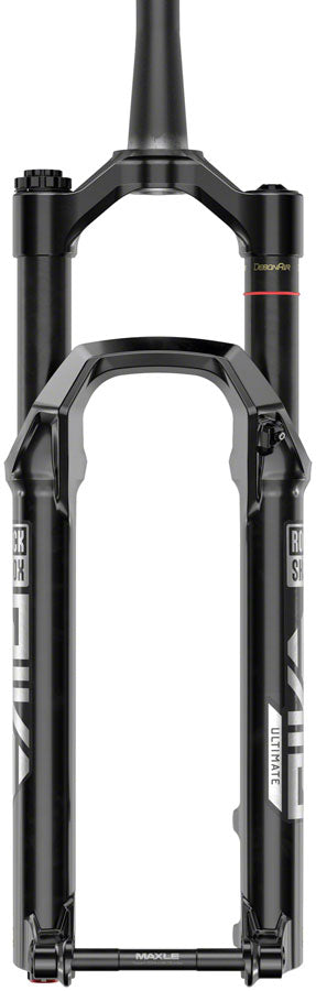 RockShox Pike Ultimate Charger 3 RC2 Suspension Fork - 27.5", 140 mm, 15 x 110 mm, 44 mm Offset, Gloss Black, C1 - Suspension Fork - Pike Ultimate Charger 3 RC2 Suspension Fork