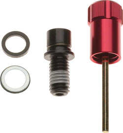 RockShox Rebound Adjuster Knob/Bolt Kit, Aluminum Red, Short MPN: 11.4310.645.000 UPC: 710845307201 Adjuster Knob & External Hardware Rebound Knob