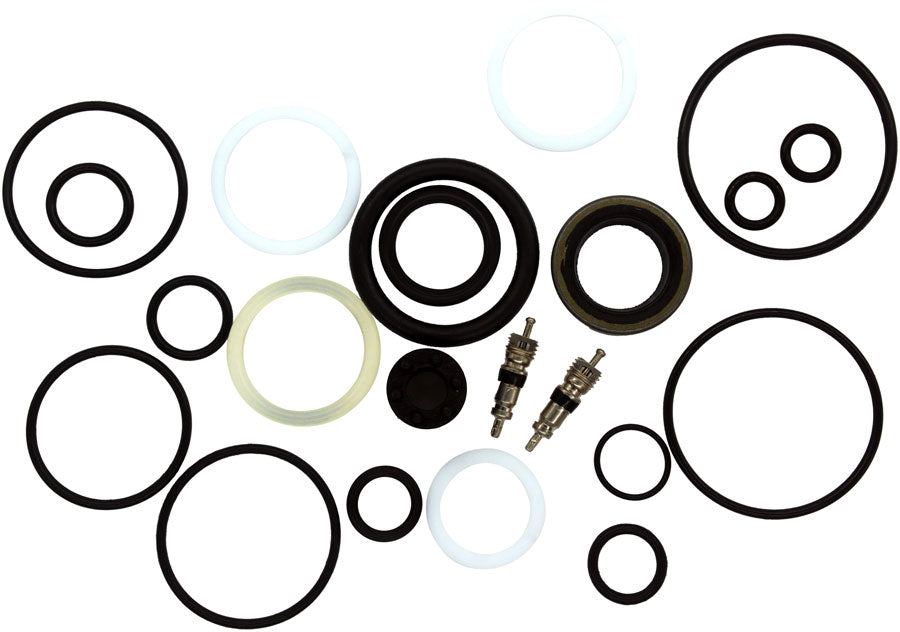 Ohlins Air Spring Rebuild Kit - 200 Hour, For RXF34 / RXF36 / RXF38 / DH38 Forks with 3-Chamber Air Spring Cartridge MPN: 18850-13 UPC: 840153641510 Service Kit 200 Hour Air Spring Rebuild Kit
