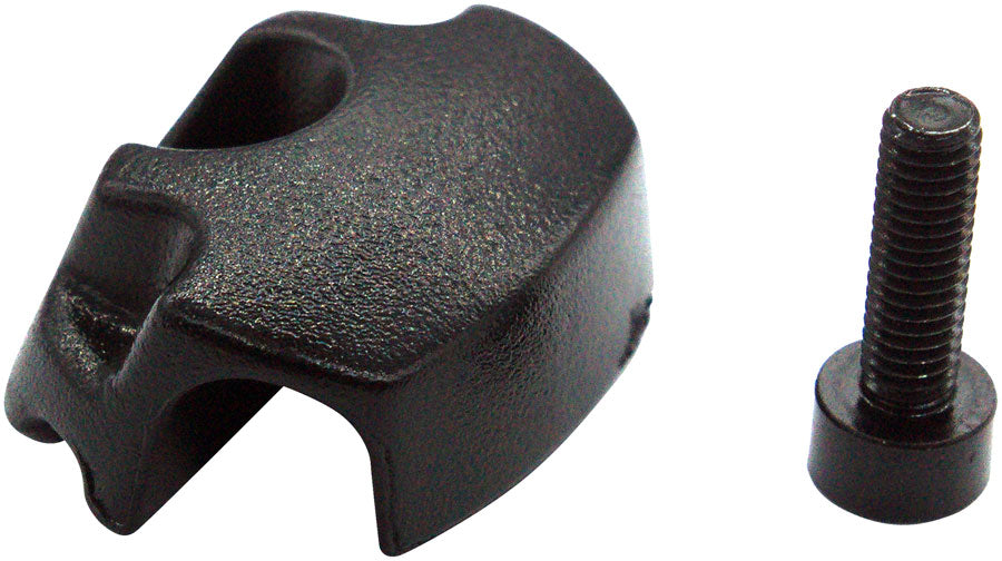 Ohlins Universal Brake Hose Clamp/Guide - Compatible w/all Ohlins Forks MPN: 18850-04 UPC: 888818151196 Other Fork Part Brake Hose Clamp/Guide