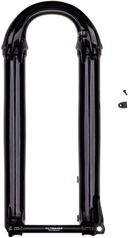 FOX Lower Leg Assembly - 2022 34 29in 140 15x110, QR, Fox Shiny Black, F-S P-SE MPN: 820-20-168-KIT UPC: 821973436647 Lower Leg Assembly 34 Lower Leg Assembly