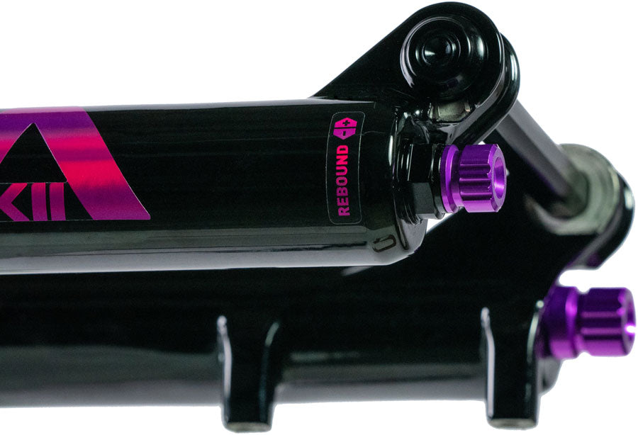 Cane Creek Helm MKII Air 29 Suspension Fork - 29", 160 mm, 15 x 110 mm, 44 mm Offset, Gloss Black/Purple - Suspension Fork - Helm MKII Air Suspension Fork