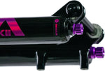 Cane Creek Helm MKII Air 29 Suspension Fork - 29", 160 mm, 15 x 110 mm, 44 mm Offset, Gloss Black/Purple - Suspension Fork - Helm MKII Air Suspension Fork