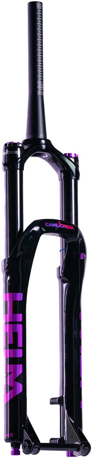 Cane Creek Helm MKII Air 29 Suspension Fork - 29", 160 mm, 15 x 110 mm, 44 mm Offset, Gloss Black/Purple MPN: BAG0685PP UPC: 840226035147 Suspension Fork Helm MKII Air Suspension Fork