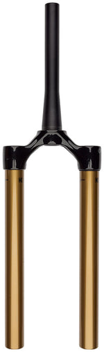 FOX 38 CSU - 2027, 180 MAX, Kashima, Shiny Black, 8.5mm OS (44 Rake), 58HT, F-S MPN: 820-12-957-KIT UPC: 821973527703 Crown/Steerer/Uppertube Assembly 38 Crown/Steerer/Uppertube Assemblies