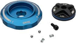 FOX GRIP X Top Cap Interface Parts - 2027, HSC / LSC, Blue Ano MPN: 820-05-829-KIT UPC: 821973528892 Adjuster Knob & External Hardware Damper Top Cap Interface Parts