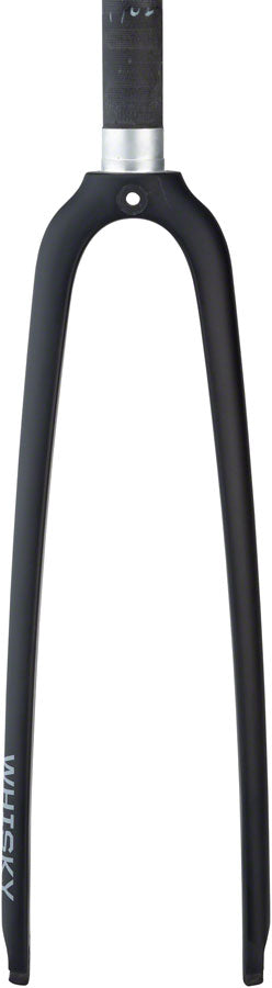 WHISKY No.7 Road Fork - QR, 1-1/8" Straight Carbon Steerer, Rim Brake ,Matte Black - Road Fork - No.7 Road QR Fork