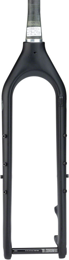 Salsa Firestarter 110 Deluxe Carbon Fork, 15x110mm Thru-Axle, Matte Black - Rigid Mountain Fork - Firestarter 110 Deluxe Carbon Fork