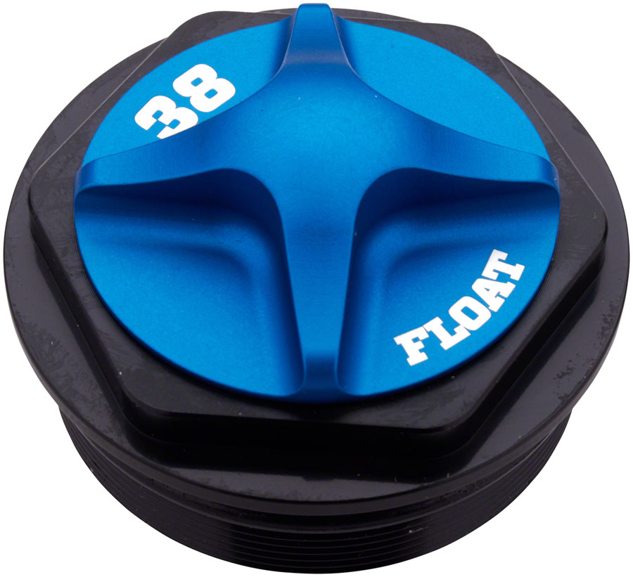 FOX Topcap Assembly - 2021 38, FLOAT NA2, Black Adjuster Knob