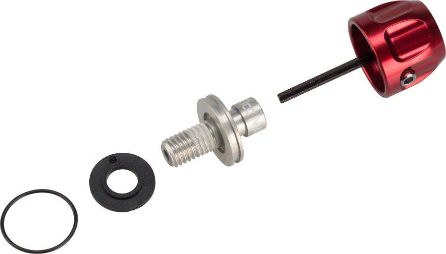 RockShox Rebound Adjuster Knob/Bolt Kit, BoXXer, Charger Damper, B1 MPN: 11.4015.404.026 UPC: 710845752360 Adjuster Knob & External Hardware Rebound Knob