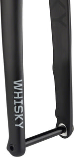 WHISKY No.9 RD+ Fork - 12mm Thru-Axle, 1.5" Tapered Carbon Steerer, Flat Mount Disc, Matte Black - Road Fork - No.9 Road Plus Fork