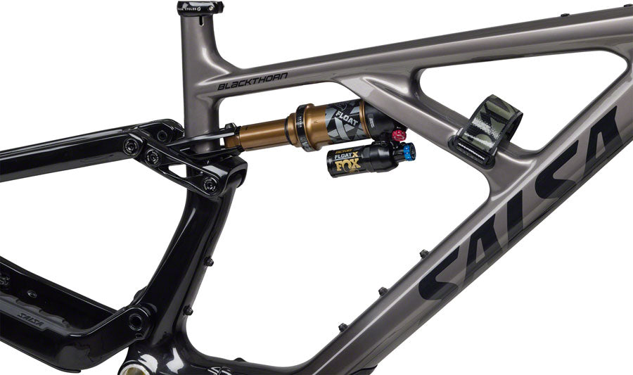 Salsa Blackthorn 145 C Frame - Carbon, Black / Smoke, Medium MPN: 06-003617 UPC: 657993411452 Mountain Frame Blackthorn 145 C Frameset - Black/Smoke