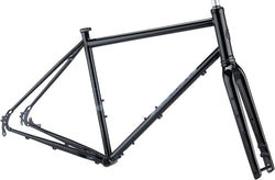 Salsa Vaya Frameset - 700c, Steel, Black, 55cm UPC: 657993137055 Touring Frame Vaya Frameset - Black