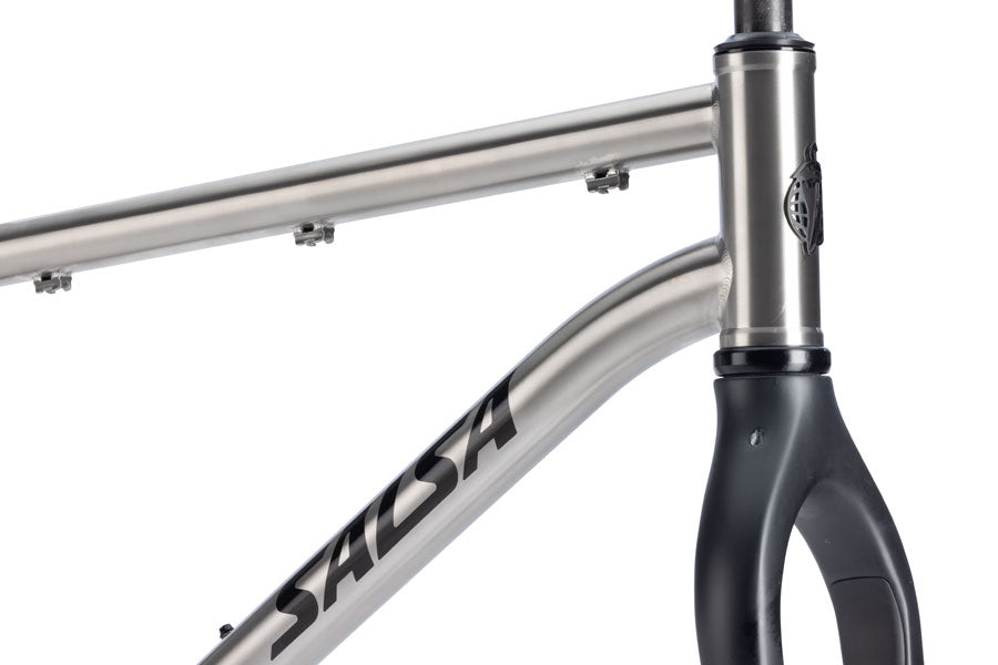 Salsa Fargo Ti Frameset - 29", Titanium, Brushed Titanium, X-Small - All-Road Frame - Fargo Ti Frameset - Brushed Titanium