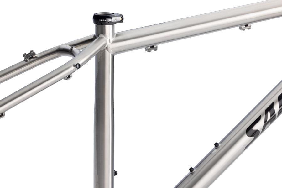 Salsa Fargo Ti Frameset - 29", Titanium, Brushed Titanium, Small MPN: 06-004557 UPC: 657993487136 All-Road Frame Fargo Ti Frameset - Brushed Titanium