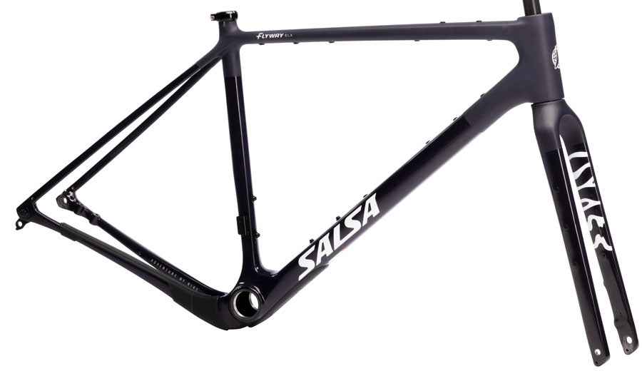 Salsa Flyway C DLX Frameset - 700c, Carbon, Midnight, Large