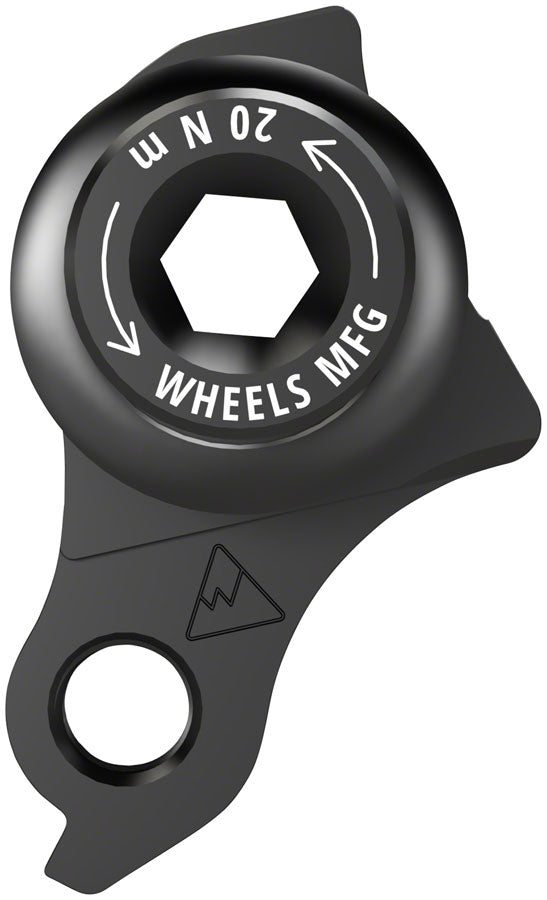 Wheels Manufacturing Universal Derailleur Hanger - 487, For Trek ABP MTB Frames designed to accept SRAM UDH, Black - Derailleur Hangers - Universal Derailleur Hanger for SRAM UDH