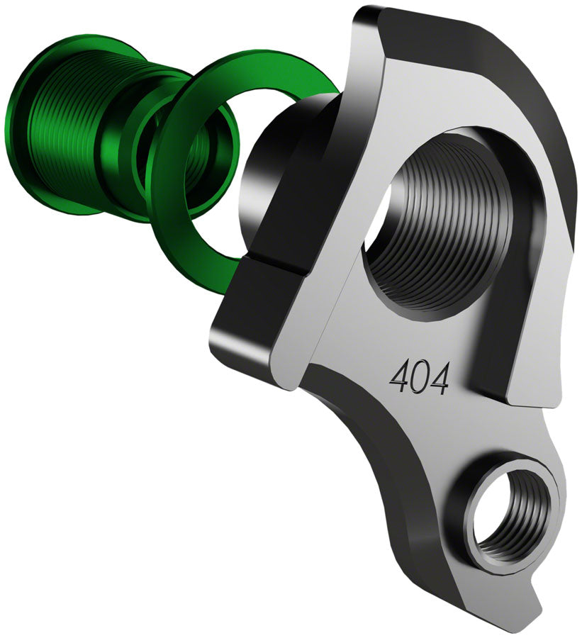 Wheels Manufacturing Universal Derailleur Hanger - 404-9, For Frames designed to accept SRAM UDH, Black/Green MPN: DROPOUT-404-9 UPC: 811079028563 Derailleur Hangers Universal Derailleur Hanger for SRAM UDH