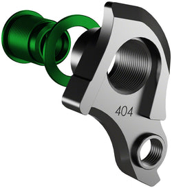 Wheels Manufacturing Universal Derailleur Hanger - 404-9, For Frames designed to accept SRAM UDH, Black/Green MPN: DROPOUT-404-9 UPC: 811079028563 Derailleur Hangers Universal Derailleur Hanger for SRAM UDH