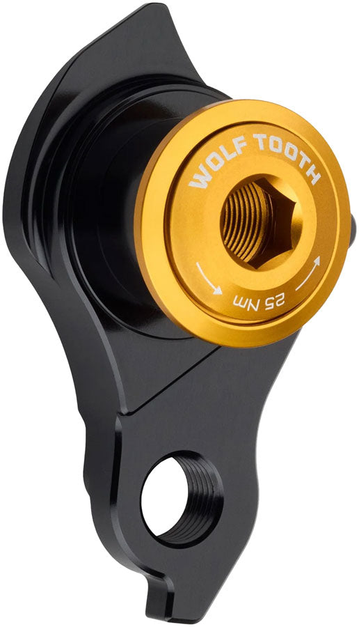 Wolf Tooth Universal Derailleur Hanger - For UDH Equipped Frames, Gold MPN: WTUDH-GLD UPC: 810159401531 Derailleur Hangers Universal Derailleur Hanger - UDH