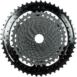 e*thirteen TRS Plus Cassette - 12 Speed, 9-46t, Black, For XD Driver Body MPN: FW2TPA-103 UPC: 4710751505100 Cassettes TRS Plus Cassette