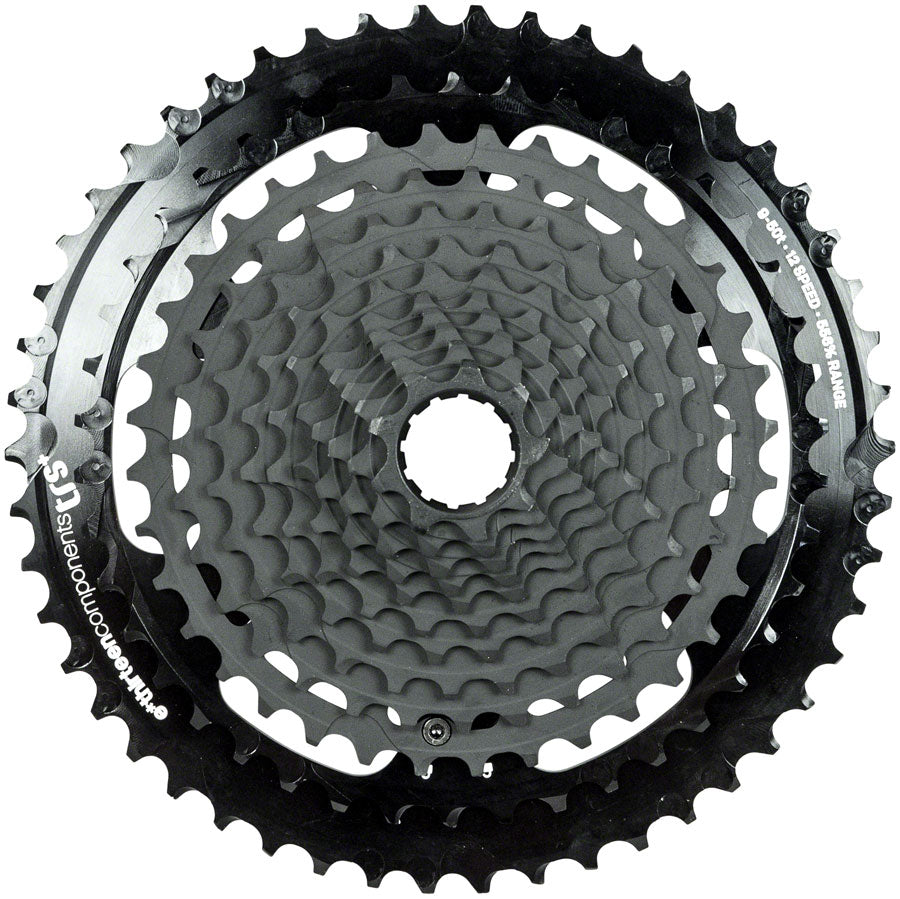 e*thirteen TRS Plus Cassette - 12 Speed, 9-46t, Black, For XD Driver Body